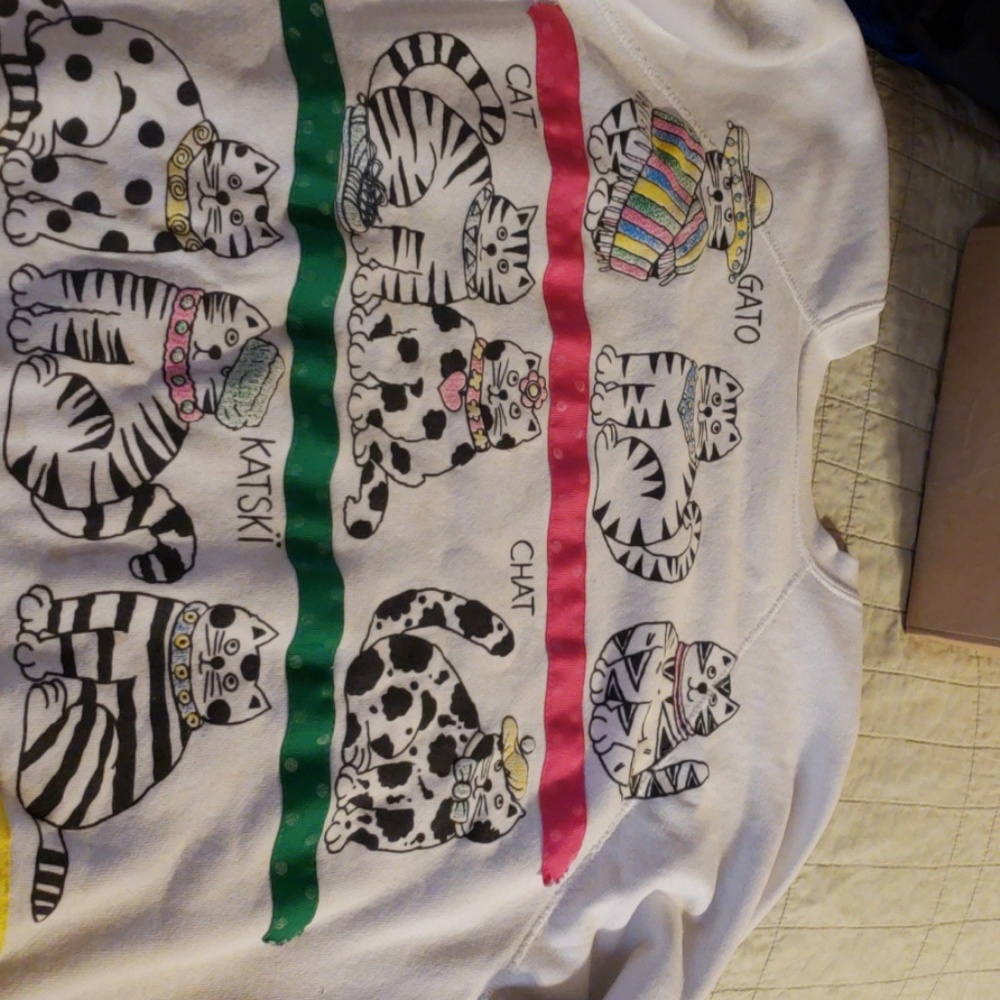 Cat sweats shirt